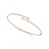 Diamond Hoop Single-row Bangle